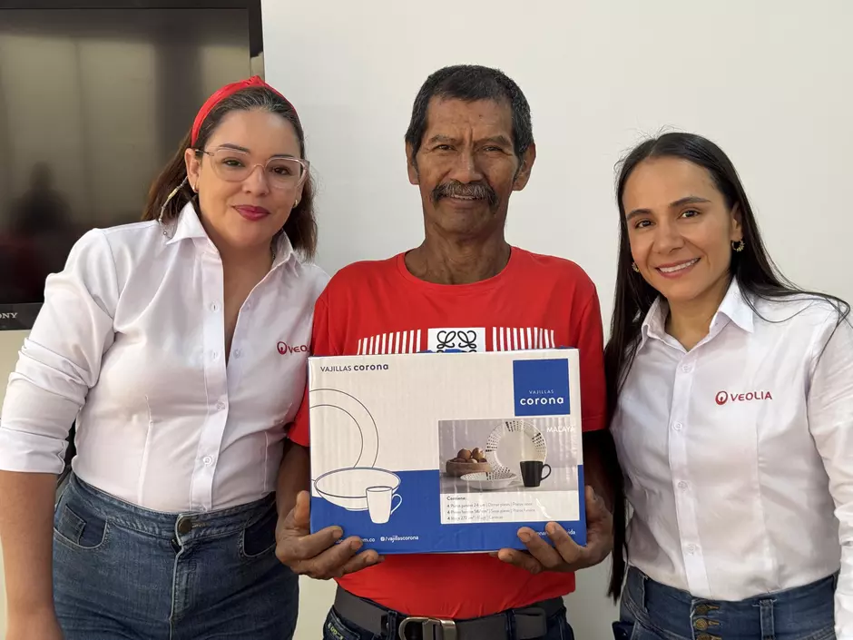 Veolia conmemoró el Día Mundial del Reciclaje junto a los “Recuperadores Amigos” en Palmira