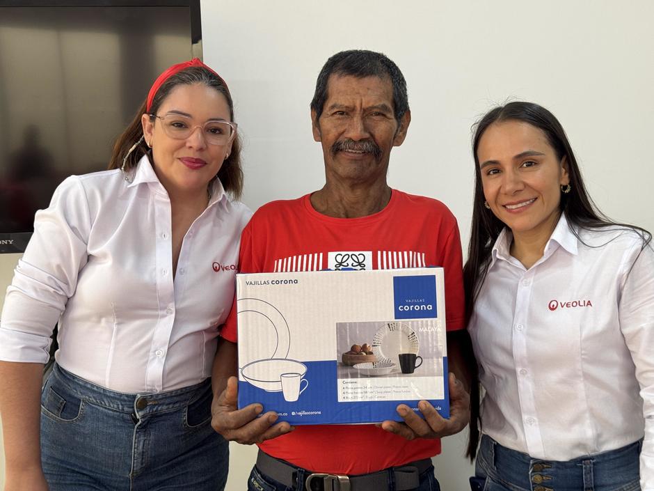 Veolia conmemoró el Día Mundial del Reciclaje junto a los “Recuperadores Amigos” en Palmira
